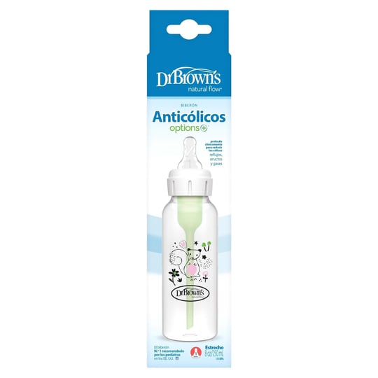 Dr. Brown’s Sincap Desenli Antikolik Options Dar Ağız PP Biberon 250ml 81108