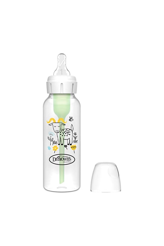 Dr. Brown’s Keçi Desenli Antikolik Options Dar Ağız PP Biberon 250ml 81107