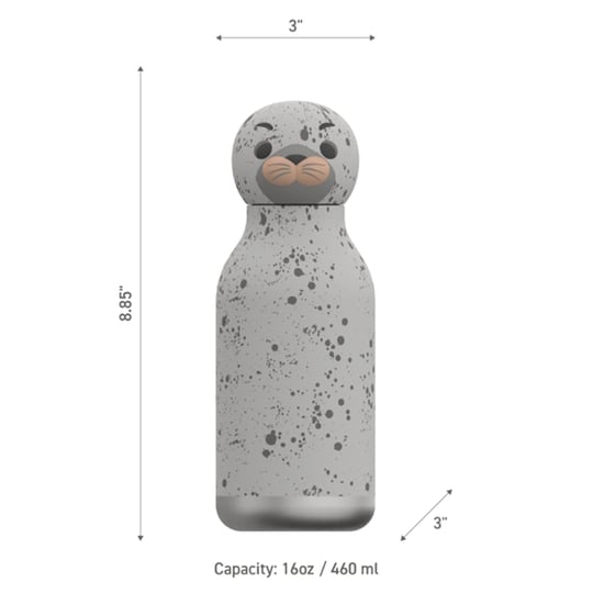Globber Asobu Bestle Bottle Pipetli Çelik Suluk Seal SBV44-SEAL