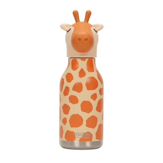 Globber Asobu Bestle Bottle Pipetli Çelik Suluk Giraffe SBV44-GIRAFFE