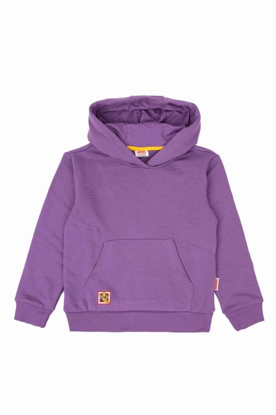 Haribo Kız Çocuk Baskılı Hoodie Sweatshirt Mor HRBTXT321