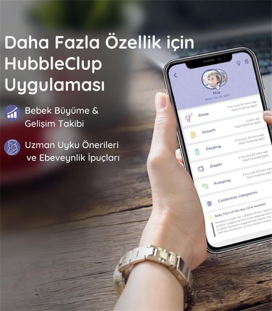 Hubble Pure Hava Temizleyici + Gece Lambası ve Bt Hoparlör