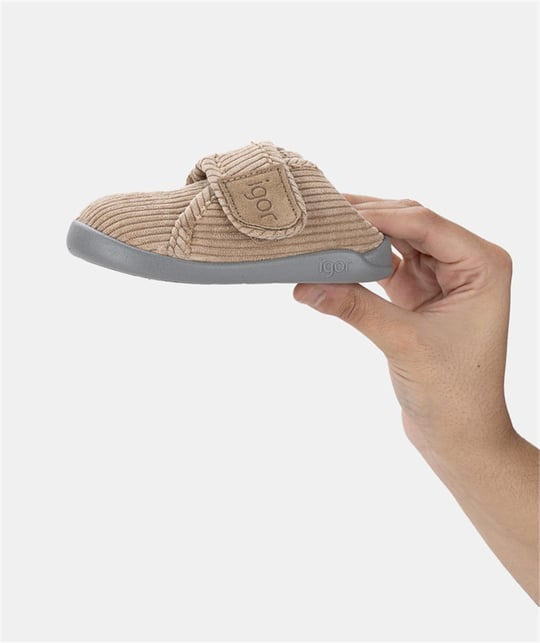 İgor Çocuk Homie Pana Ev Ayakkabısı Beige W10310-004