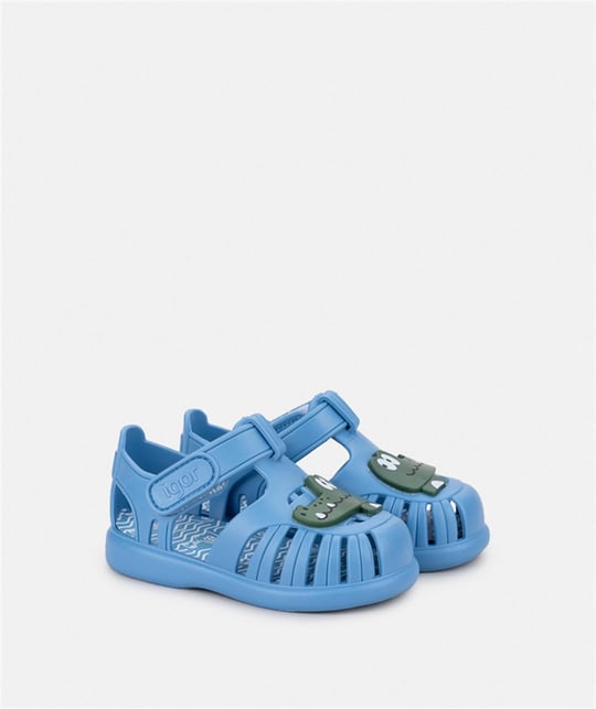 İgor Erkek Çocuk Tobby Croco Sandalet Azul S10371-363