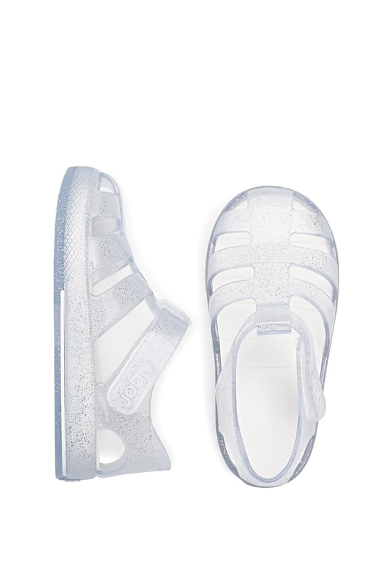 İgor Kız Çocuk Star Glitter Simli Sandalet Transparan S10265-209