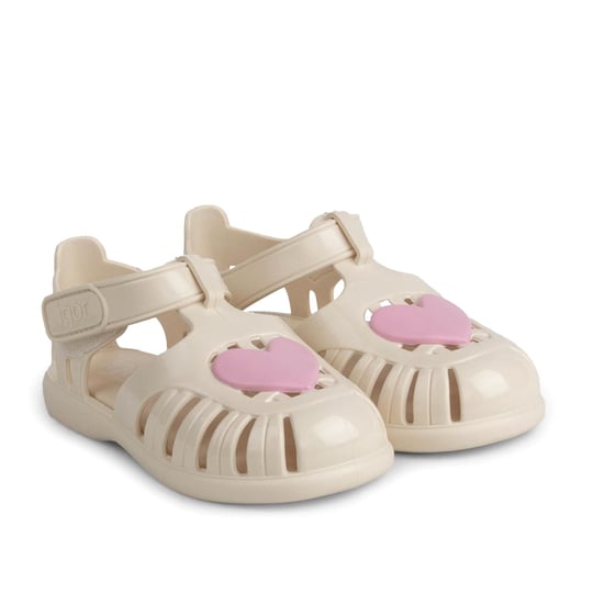 İgor Kız Çocuk Tobby Gloss Love Sandalet Marfil S10310-079 (BB364)