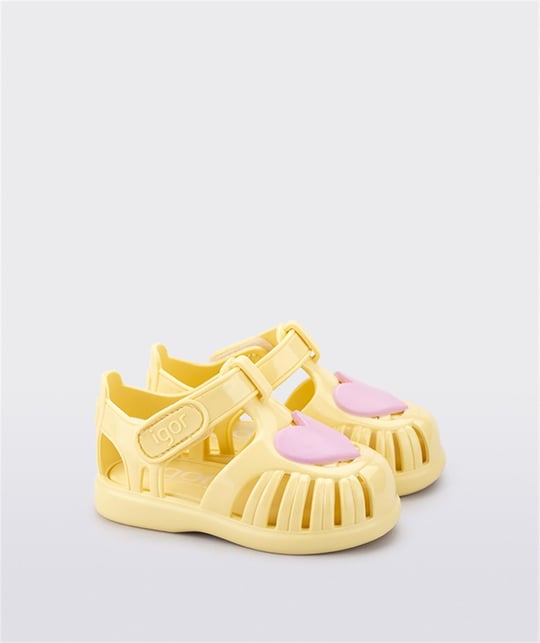 İgor Kız Çocuk Tobby Gloss Love Sandalet Vanilya S10310-228