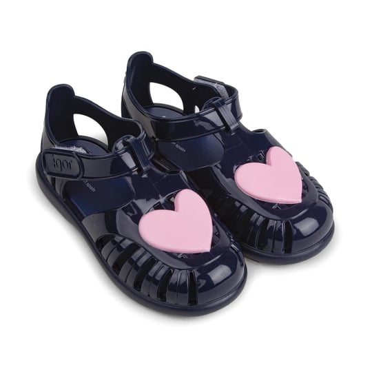 İgor Kız Çocuk Tobby Gloss Love Sandalet Marino S10310-003 (BB364)