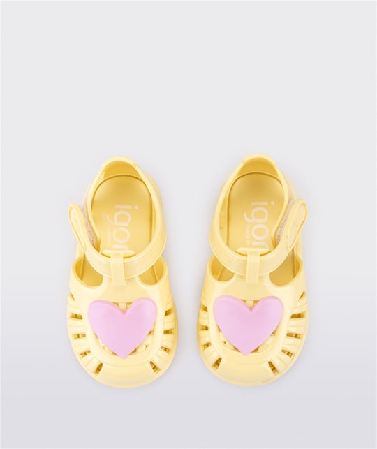 İgor Kız Çocuk Tobby Gloss Love Sandalet Vanilya S10310-228