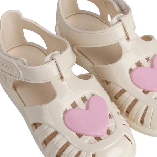 İgor Kız Çocuk Tobby Gloss Love Sandalet Marfil S10310-079 (BB364)