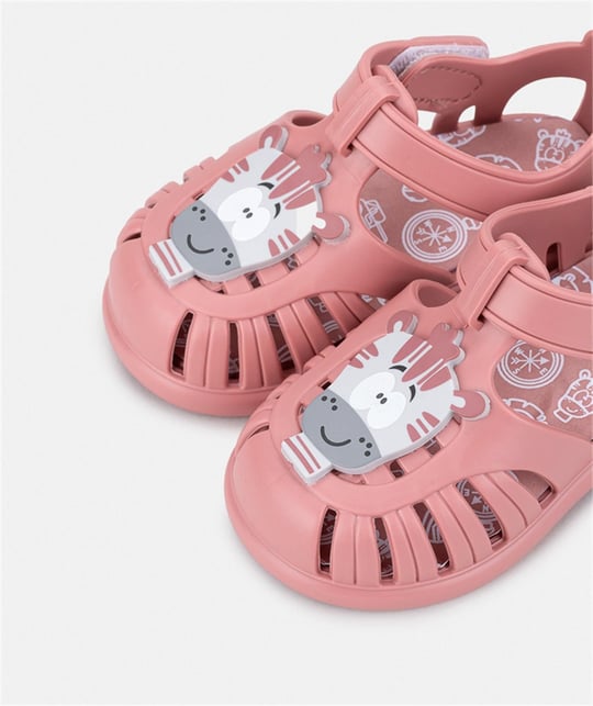 İgor Kız Çocuk Tobby Zebra Sandalet Nuevo Rosa S10373-383