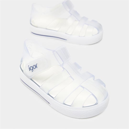 İgor Unisex Çocuk Star Sandalet Beyaz S10171-038