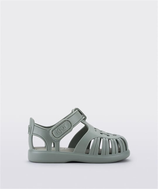 İgor Unısex Çocuk Tobby Solıd Sandalet Green S10271-013