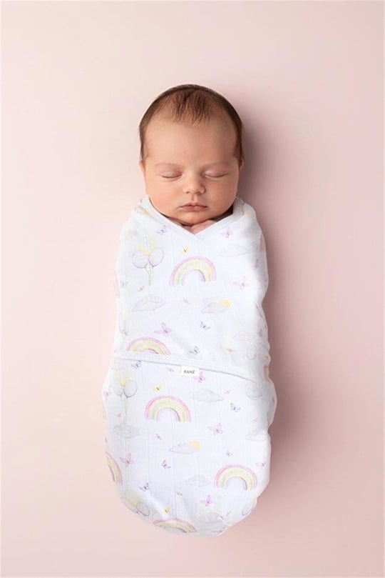Kanz Kız Bebek Rainbow Müslin Kundak KNZ-014