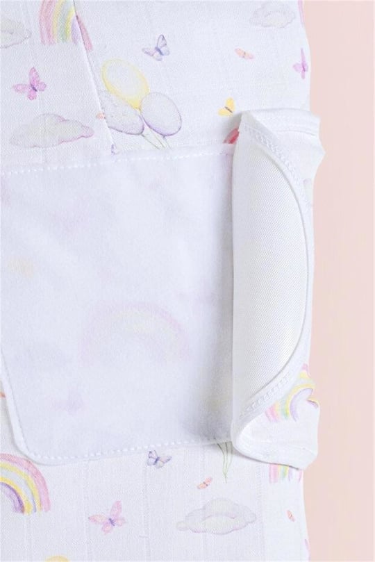 Kanz Kız Bebek Rainbow Müslin Kundak KNZ-014