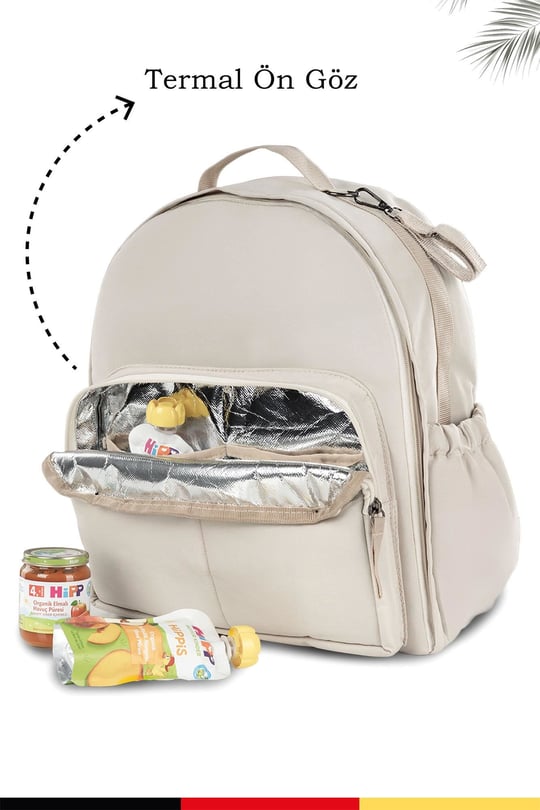 Kinder Baby Oysmom Bebek Bakım Çantası Krem