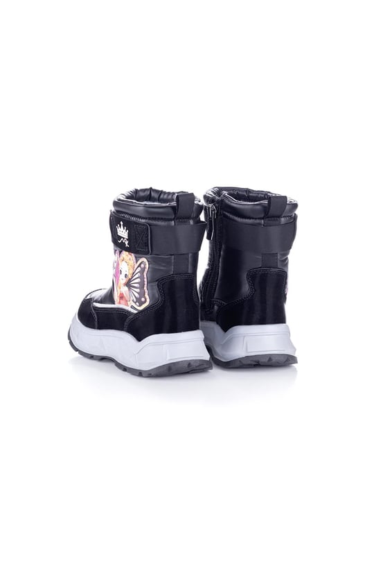 Marco Kids Kız Çocuk Casual Kar Botu Siyah 22673 S-1