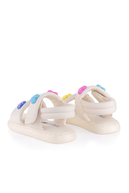 Marco Kids Kız Çocuk Sandalet Krem 26Y104