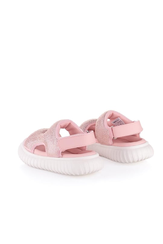 Marco Kids Kız Çocuk Taşlı Sandalet Pembe 26Y845