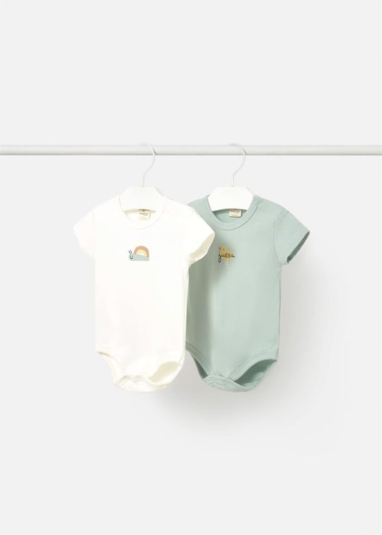 Mayoral Bebek 2li Baskılı Zıbın Set Yeşil 1739