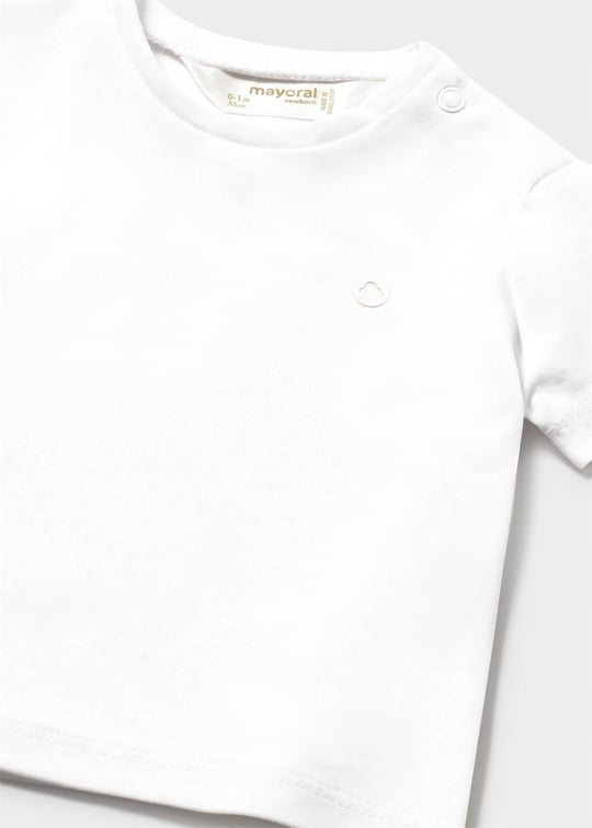Mayoral Bebek Basic Tişört Beyaz 1073
