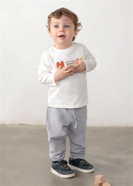 Mayoral Erkek Bebek Basic Polar Eşofman Altı Gri 704