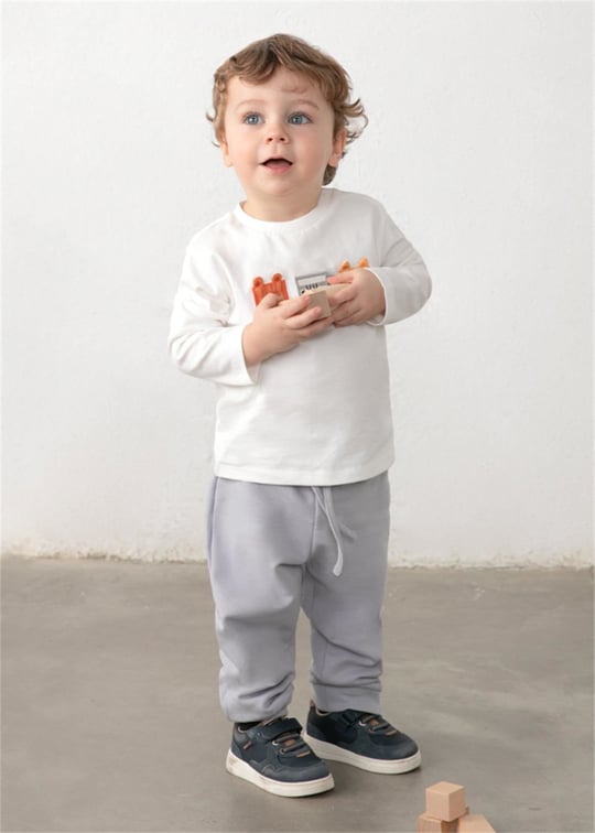 Mayoral Erkek Bebek Basic Polar Eşofman Altı Gri 704