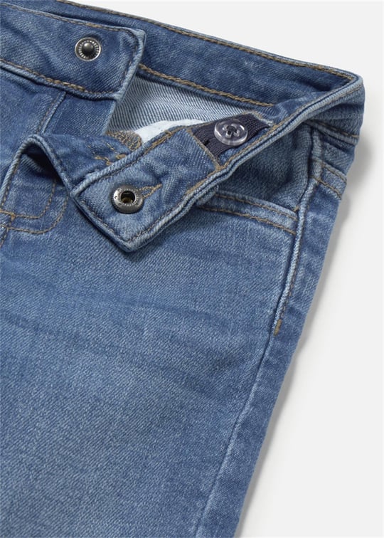 Mayoral Erkek Bebek Basic Slim Fit Kot Pantolon Mavi 510