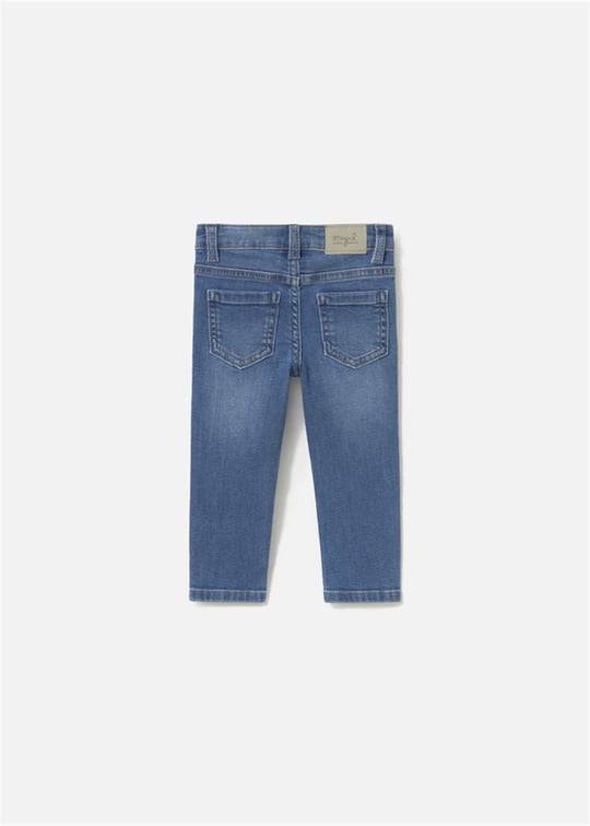 Mayoral Erkek Bebek Basic Slim Fit Kot Pantolon Mavi 510