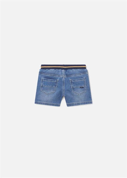 Mayoral Erkek Bebek Denim Soft Şort Mavi 1239