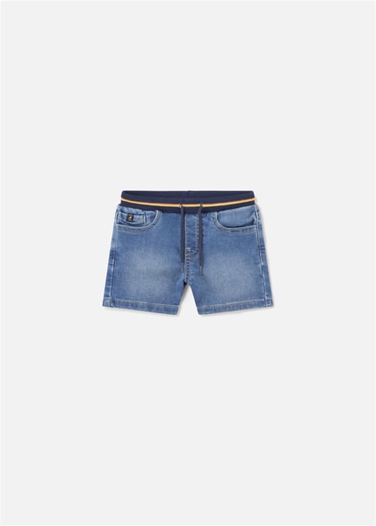 Mayoral Erkek Bebek Denim Soft Şort Mavi 1239