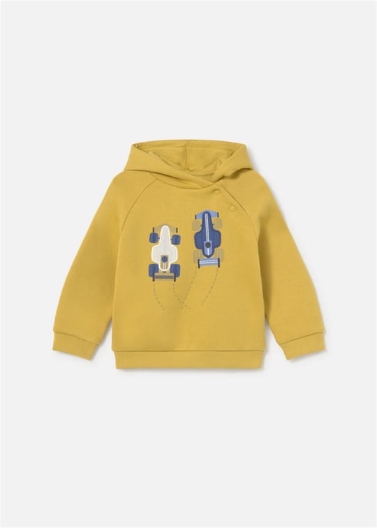 Mayoral Erkek Bebek Kapüşonlu Sweatshirt Sarı 2417