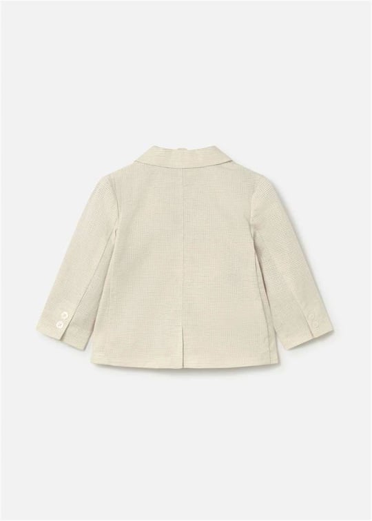 Mayoral Erkek Bebek Kareli Blazer Ceket Krem 1404
