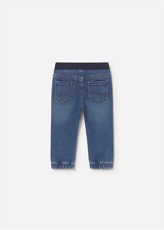 Mayoral Erkek Bebek Yumuşak Denim Pantolon Lacivert 1520