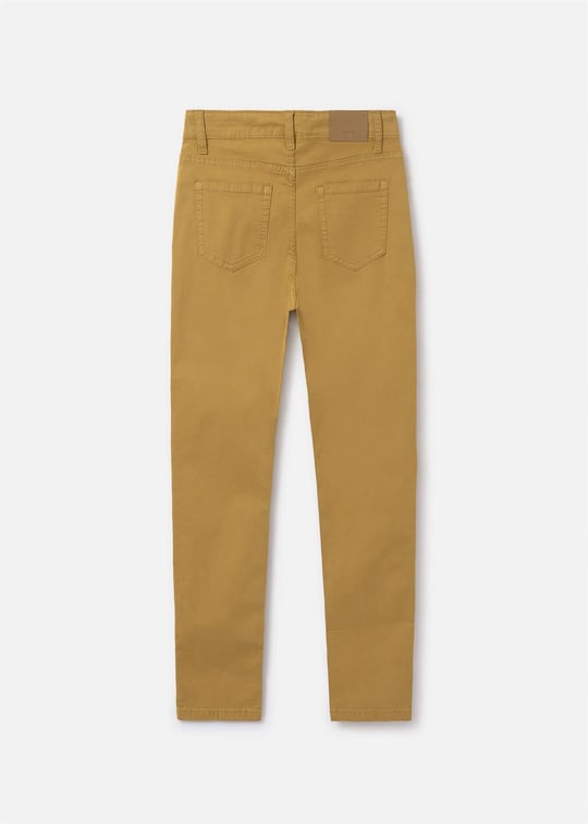 Mayoral Erkek Çocuk Basic Twill Slim Fit Pantolon Sarı 520