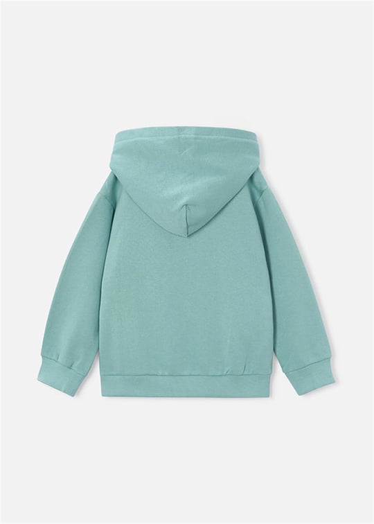 Mayoral Erkek Çocuk Baskılı Kapüşonlu Sweatshirt Mint 4456