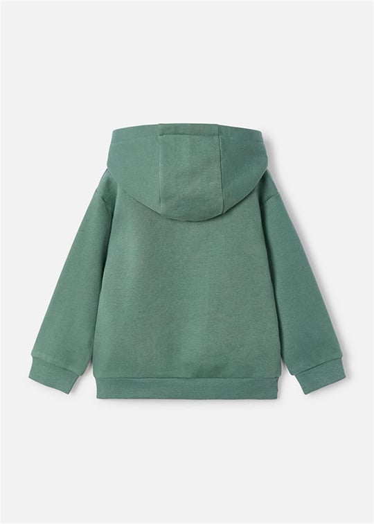 Mayoral Erkek Çocuk Baskılı Kapüşonlu Sweatshirt Yeşil 4407