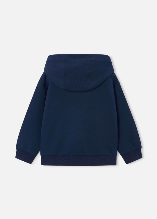 Mayoral Erkek Çocuk Baskılı Kapüşonlu Sweatshirt Lacivert 3435