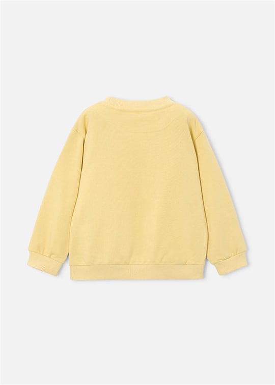 Mayoral Erkek Çocuk Baskılı Sweatshirt Sarı 4454