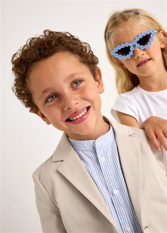 Mayoral Erkek Çocuk Blazer Ceket Bej 3419 