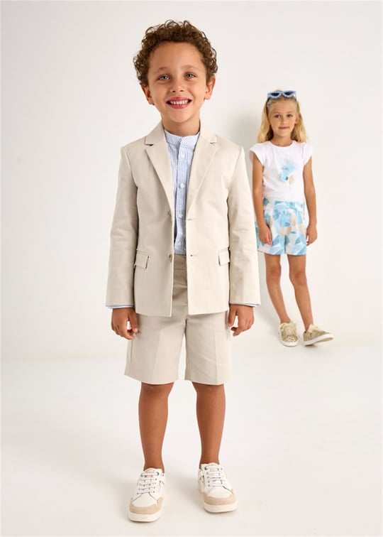 Mayoral Erkek Çocuk Blazer Ceket Bej 3419 