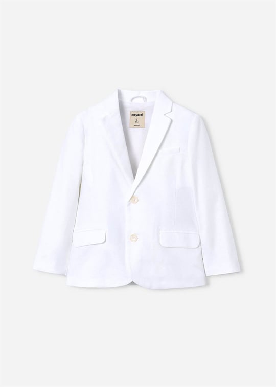 Mayoral Erkek Çocuk Blazer Ceket Beyaz 3437