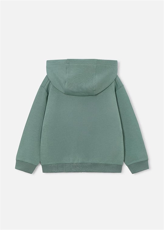 Mayoral Erkek Çocuk Fermuarlı Kapüşonlu Sweatshirt Yeşil 3442