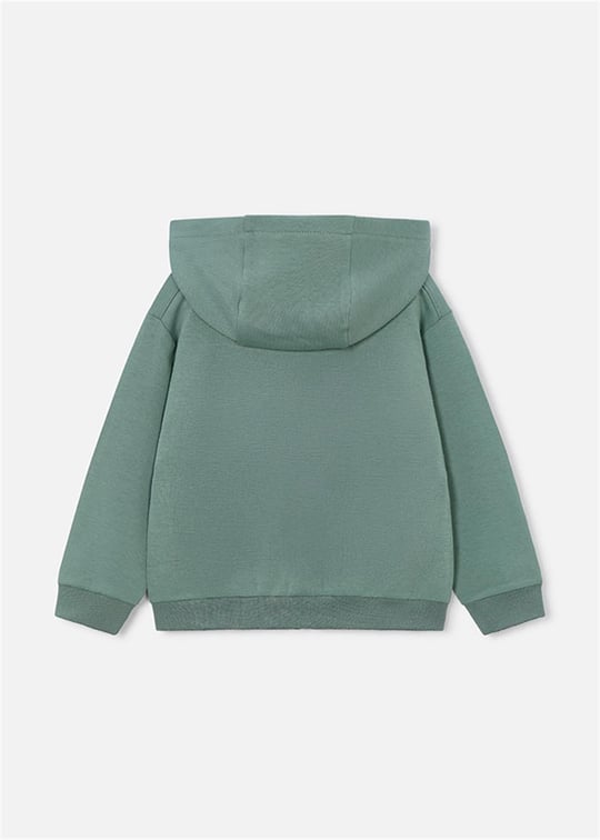 Mayoral Erkek Çocuk Fermuarlı Kapüşonlu Sweatshirt Yeşil 3442