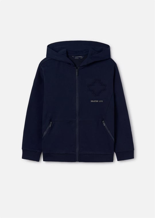 Mayoral Erkek Çocuk Fermuarlı Sweatshirt Lacivert 7463
