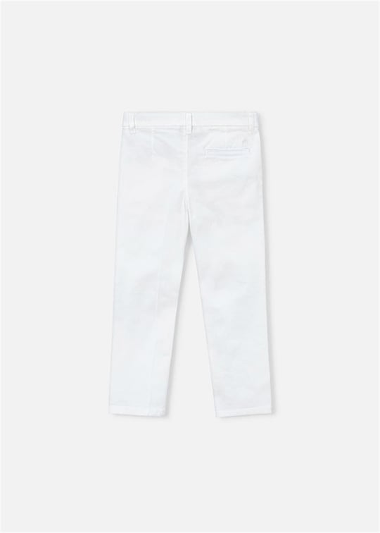 Mayoral Erkek Çocuk Gabardin Pantolon Beyaz 512