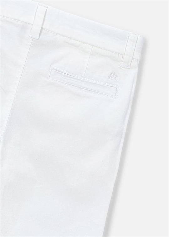 Mayoral Erkek Çocuk Gabardin Pantolon Beyaz 512