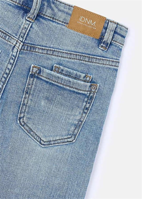 Mayoral Erkek Çocuk Geniş Paça Kot Pantolon Mavi 4565