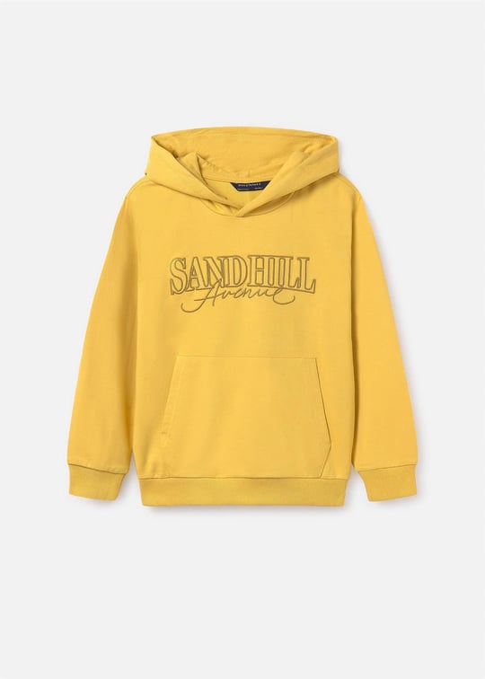 Mayoral Erkek Çocuk Kapşonlu Sweatshirt Sarı 6481