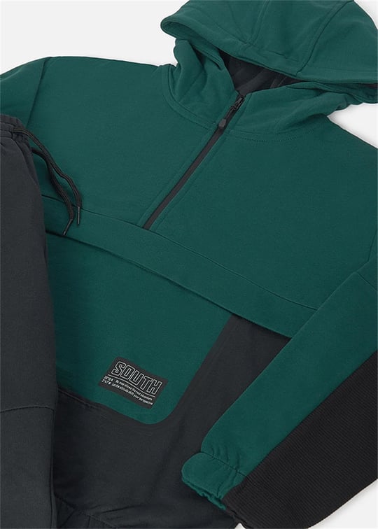 Mayoral Erkek Çocuk Kapüşonlu Sweatshirt Eşofman Takımı Zümrüt 7857